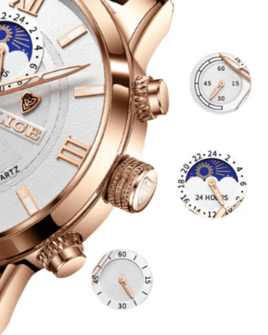 Classic Lugano Watch (Water - Resistant) - MORVAN