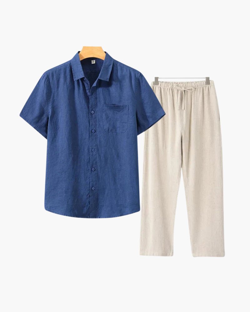 Linen Set (Short Sleeve) - MORVAN