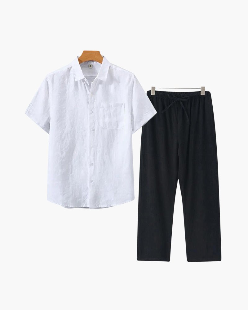 Linen Set (Short Sleeve) - MORVAN