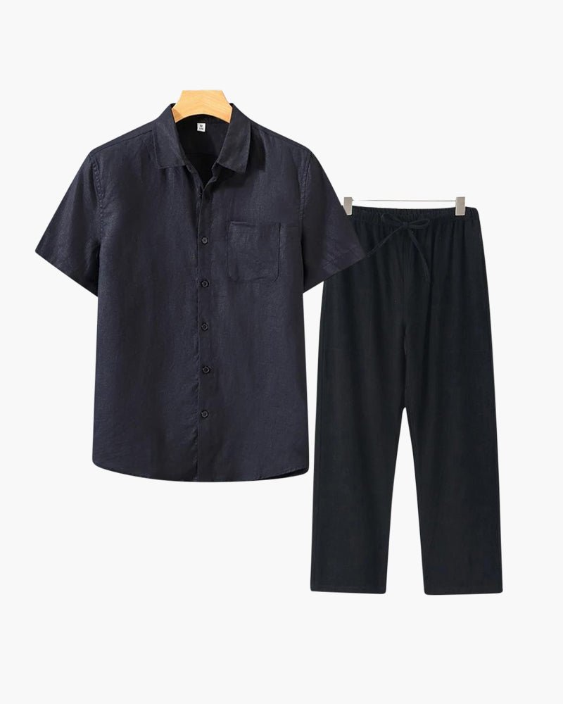 Linen Set (Short Sleeve) - MORVAN