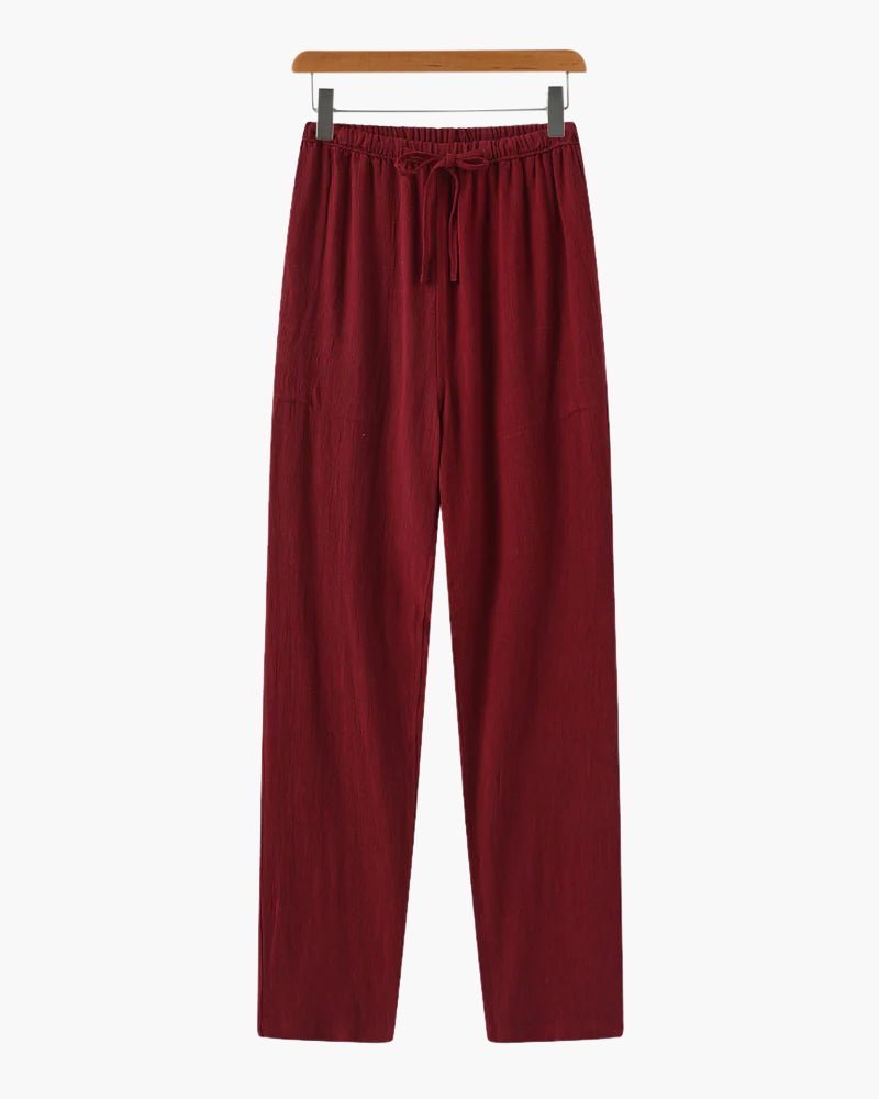 Marrakech – Linen Trousers (Slim Fit) - MORVAN