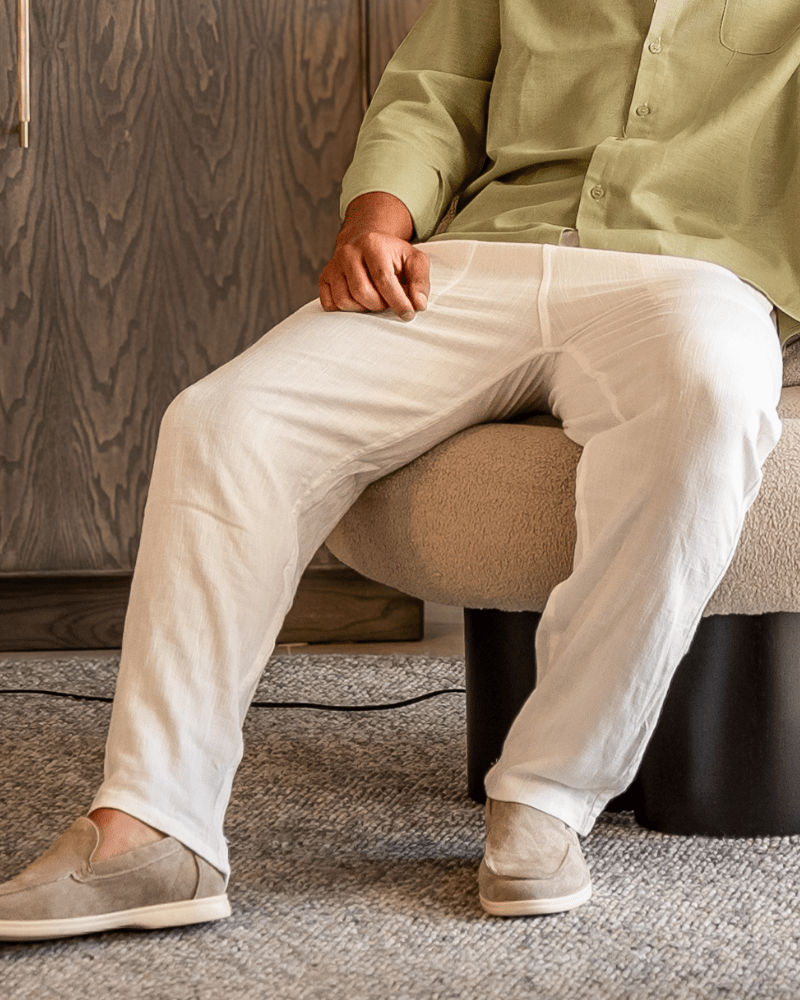 Marrakech – Linen Trousers (Slim Fit) - MORVAN