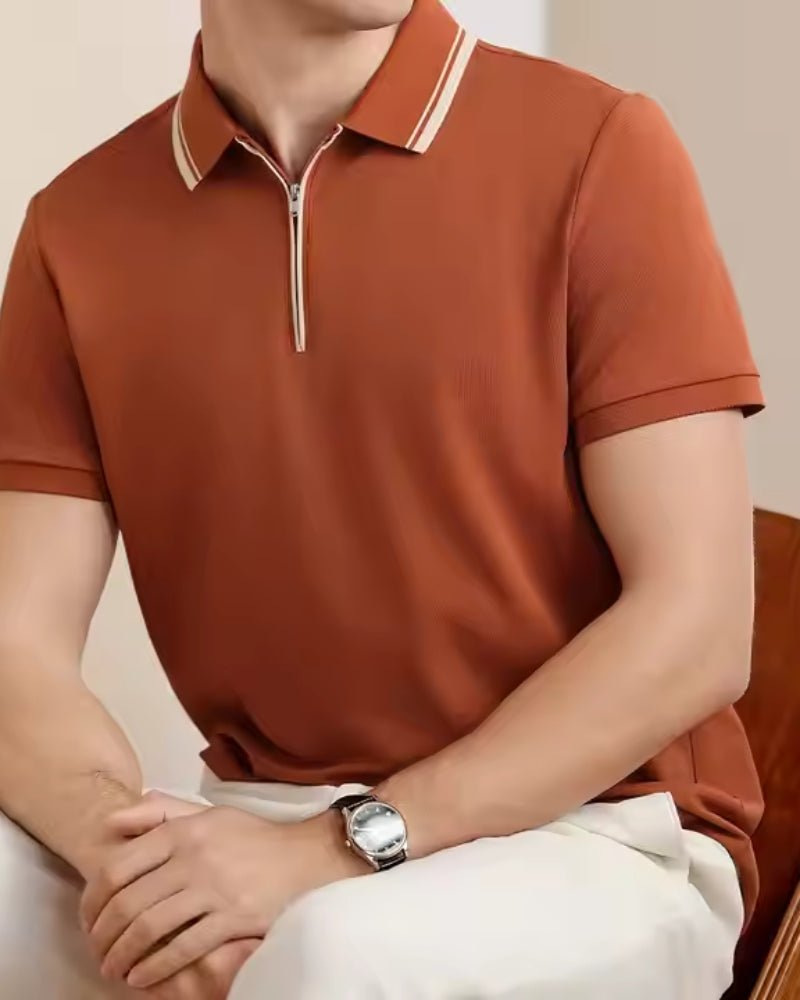 The Ridgeway Zip Polo - MORVAN