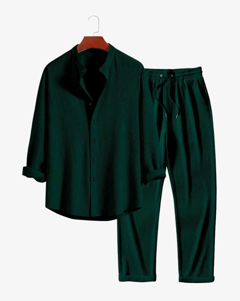Two - Piece Men’s Set – Premium Black - MORVAN
