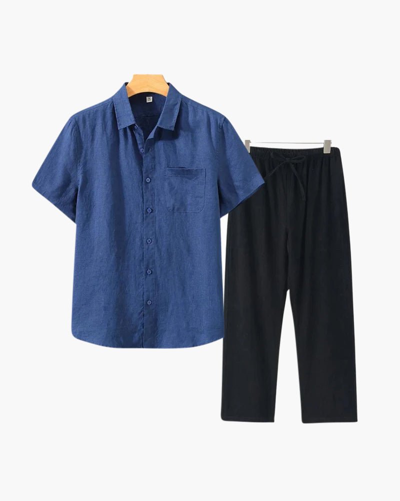 Linen Set (Short Sleeve) - MORVAN