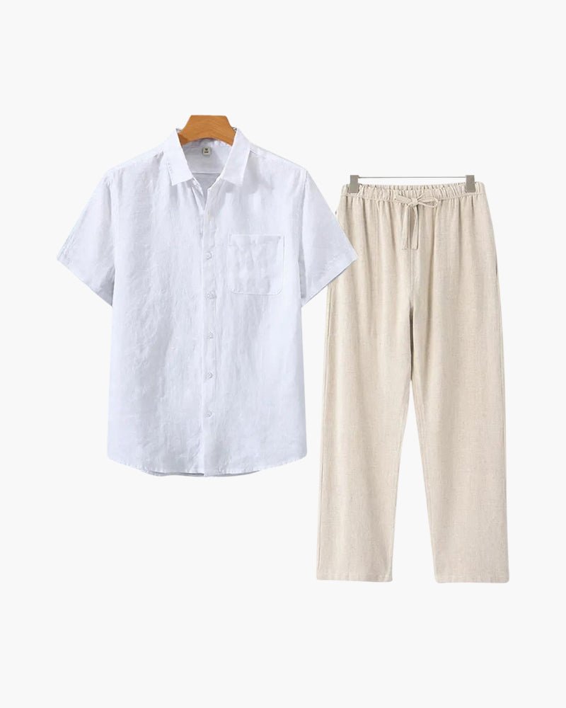Linen Set (Short Sleeve) - MORVAN