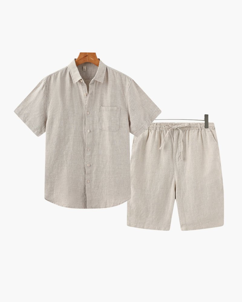 Linen Set (with Shorts) - MORVAN