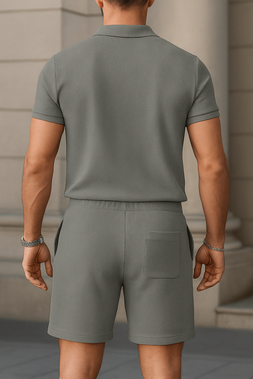 Premium Casual Set – Polo Shirt & Shorts in a 2 - Pack - MORVAN